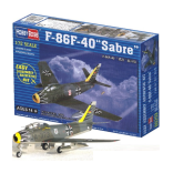 KIT PARA MONTAR HOBBY BOSS AVIÃO CAÇA F-86F-40 "SABRE" 1/72 HBS ZF-80259